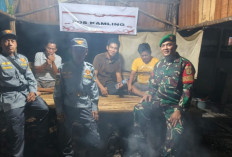 Babinsa Koramil 405-02 Merapi Bersama Komduk Siskamling Keliling Desa, Intip Yuk 