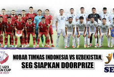 Nobar Timnas Indonesia VS Uzbekistan di Graha Pena Palembang, SEG Siapkan Doorprize 
