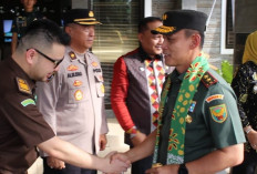 Kunker Pangdam II Sriwijaya Ke Muara Enim, Perwakilan Kejari Ini Turut Menyambut