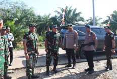 Perkuat Pertahanan di PALI, Jenderal Bintang 1 Ini Dampingi Pangdam II Sriwijaya Cek Lokasi Batalyon Baru