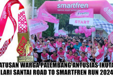 Super Excited! Ratusan ‘Wong’ Palembang Ikuti Road to Smartfren Run 2024