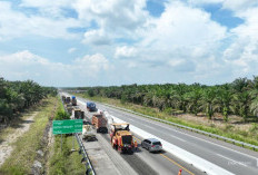 Hutama Karya Gaspol Pemeliharaan Jalan Tol Trans Sumatera, Arus Mudik Lebaran 2025 Makin Lancar Jaya!