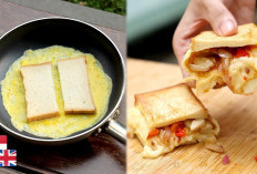 Cobain Menu Sat Set 5 Menit Jadi! Resep Roti Telur Lipat Korea, Cocok buat Sarapan