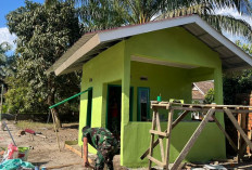 Demi Pembangunan Poskamling, Satgas TMMD Kodim Lahat Kerjakan Hal Ini