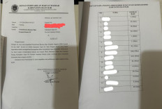 Niat Banget! Ini Penampakan Nama-Nama dan Ukuran Baju yang Diajukan Salah Satu Komisi DPRD Ogan Ilir ke OPD