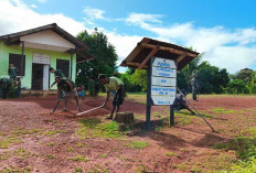 Satgas Yonif 144 Jaya Yudha gelar Kerja Bhakti, Ini Lokasinya