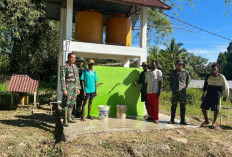 Program TNI Manunggal Air, Ini Dilakukan Satgas Yonif 144 Jaya Yudha di Wilayah Perbatasan