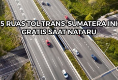 Gratis Beroperasi Saat Nataru, Khusus Untuk 5 Ruas Tol Trans-Sumatera Ini 