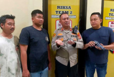 Wujudkan Kamtibmas Kondusif, Polsek IB I Palembang Terima Serahan Senpira dari Masyarakat