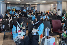Bandara Internasional SMB II Palembang Berangkatkan 441 Calon Jemaah Haji Antara Asal Provinsi Bangka Belitung