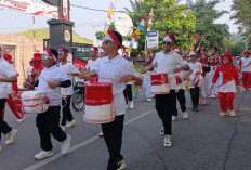UNIK dan GOKIL! IKut Karnaval Dirgahayu ke-81 RI SMPN 9 Lahat Tampilkan Musik Berbeda, Apakah Itu