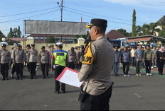 Polres Lahat Gelar Sispam Mako, Tingkatkan Kesiapsiagaan Personel Hadapi Ancaman, Intip Yuk