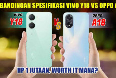 Perbandingan Spesifikasi Vivo Y18 vs OPPO A18, HP 1 Jutaan, Worth It Mana?