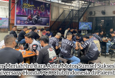 Super Meriah! Ini Cara Astra Motor Sumsel Sukseskan Anniversary Honda PCX Club Indonesia di Palembang