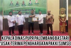 Diganjar Penghargaan dari PAKKI Sumsel, Prestasi Kepala Dinas PUPR Kota Palembang Bastari Yusak Patut Dicontoh