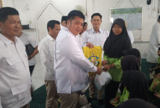 HUT ke 18, DPC Gerindra Lahat Bagikan Ratusan Paket Sembako ke Anak Yatim Saylapas, Ini Kata Ketua