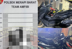 BRAVO! Polsek Merapi Lahat Amankan Pelaku Curanmor di Muara Maung, Berikut 2 BB Motor Hasil Curian Disita