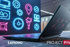 Intip Lenovo Project Pivo! Laptop Futuristik dengan Desain Layar Unik, Bisa Diputar?