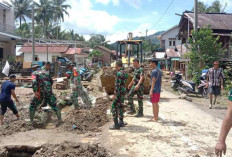 Penanganan Cepat TNI-Polri dan BPBD Pasca Banjir Bandang di Lebong
