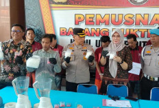 Musnahkan 2 Barang Bukti ini, Apa Tujuan Ditresnarkoba Polda Sumsel