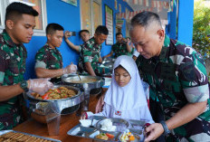 Giliran Siswa di SDN 16 Palembang Dapat Dapur Masuk Sekolah, Program Unggulannya Kodam II/Swj