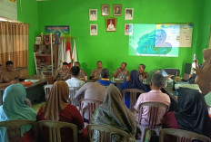 Wow, Jajaran Binmas Polres Lahat Sambangi Pemdes Jagabaya, Ini Pesan Kades