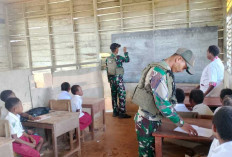 Satgas Yonif 144 Jaya Yudha Jadi Tenaga Pendidik di SD Perbatasan Ini, Berikut Lokasinya