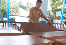 SMAN 2 Lahat Terima Bantuan 60 Meja Belajar Buat Siswa dari BOSP 2026, Ini Pesan Kepsek