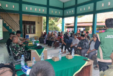 Puluhan Warga Lubuk Tampang Lahat Dikumpulkan di Balai Rakyat Oleh Satgas TMMD 128, Ada Apa Ya