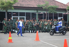 226 Prajurit dan ASN Kodam II Sriwijaya Dibekali Jurus Berkendara Aman, Honda Sumsel Tekankan #Cari_Aman
