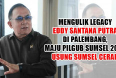 Legacy Eddy Santana Putra di Palembang, Kini Maju PIlgub Sumsel 2024 Usung Sumsel Cerah