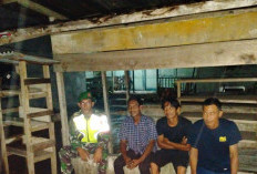 Duduk Dipance, Babinsa Koramil 405-01 Tebing Tinggi Patroli Komduk Bersama Petugas Ronda Malam