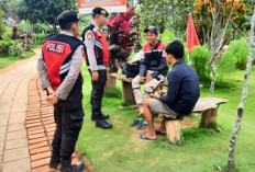 Polres Pagaralam Giat Kamtibmas di Lokasi Wisata dan Imbau Warga Aktifkan Siskamling