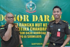 Dukung Kegiatan Kemanusiaan, Pejabat Kejari Banyuasin Ramaikan Donor Darah Berikut Ini