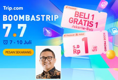 Ini Promo Tiket Pesawat Beli 1 Gratis 1 dan Potongan Hingga Rp1 Juta, Buka Link BOOMBASTRIP 7.7 dari Trip.com