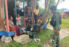 Langkah Ini Dilakukan Satgas Yonif 200 Bhakti Negara Dalam Menjaga Kesehatan Warga di Kampung Bulmu 
