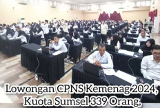 Lowongan CPNS Kemenag 2024, Kuota Sumsel 339 Orang, Ini Rincian Formasi dan Tahapan Seleksinya!