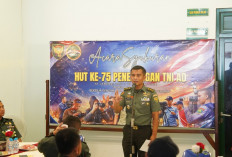 Gelar Syukuran HUT Ke-75 Penerangan TNI AD, Kapendam II Sriwijaya Bacakan Amanat Kadispenad