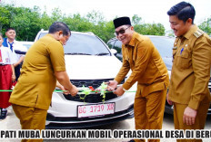 Desa Beruge di Muba Makin Mandiri, Bupati Langsung yang Resmikan Mobil Operasional dan Gedung Serbagunanya