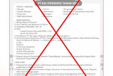 Jangan Mudah Percaya Iming-Iming Lulus, KAI Palembang: Rekrutmen Resmi Hanya via Situs Resmi