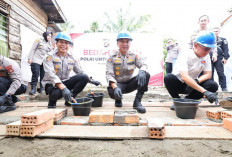 Polda Sumsel Bedah 37 Rumah Warga Sambut Hari Bhayangkara 2026