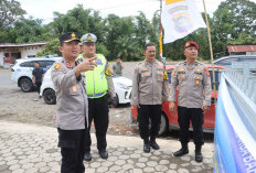 Drop Snack dan Vitamin Bagi Personil, Kapolres Lahat: Jaga Kesehatan dan Keamanan Idul Fitri