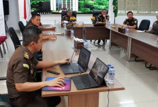 Tim Kepala Bagian Pengelolaan Data Biro Perencanaan dan Bagian Reformasi Birokrasi Datangi Kejati Sumsel