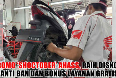 Penawaran Menguntungkan! Shoctober AHASS dari Astra Motor Sumsel, ada Diskon Ganti Ban dan Layanan Gratis