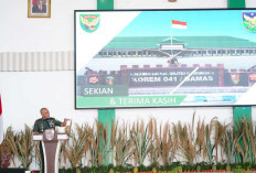 Apel Dansat Jajaran Kodam II Sriwijaya, Danrem Gamas Paparkan Pemasangan Pompa Hidram