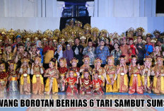 Lawang Borotan Berhias 6 Tari Sambut Sumsel, 6 Pejabat Terima Tepak Berbeda, ada Sultan Palembang Darussalam