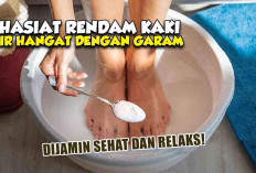 Kaki Kenyal dan Bebas Bau? Ini Dia Manfaat Rendaman Air Hangat dan Garam, Dijamin Sehat dan Relaks!