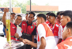 Pertamina Patra Niaga Kenalkan Prosedur Layanan SPBU kepada Siswa SMK Lewat Pantau SPBU di Palembang