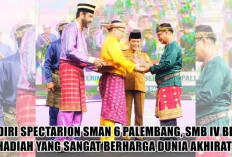 Hadiri Spectarion SMAN 6 Palembang, SMB IV Beri Hadiah yang Sangat Berharga Dunia Akhirat