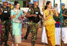 Dansatgas Kizi TNI Konga XXXVII-J Minusca Car Ikut Rayakan Cambodian EOD Khmer New Year